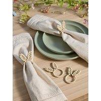 The Very Collection Set Of 4 Bunny Napkin Rings