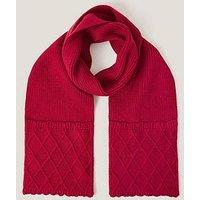 Monsoon Girls Criss Cross Scarf - Red
