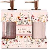 The Luxury Bathing Company Heavenly Hand Care Duo - Peony, Peach & Raspberry
