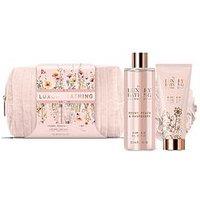The Luxury Bathing Company Weekend Bag Set- Peony, Peach & Raspberry