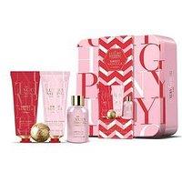 The Luxury Bathing Company Relax & Unwind Tin Set - Sweet Vanilla & Almond Glaze
