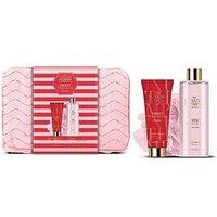 The Luxury Bathing Company Weekend Escape Washbag Set - Sweet Vanilla & Almond Glaze