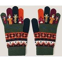 Monsoon Boys Dragon Novelty Gloves - Multi