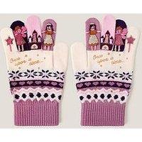 Monsoon Girls Princess Novelty Gloves - Pink
