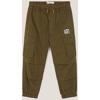Monsoon Boys Lined Cargo Trousers - Khaki
