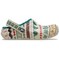 Crocs Classic Lined Fair Isle Clog T - Beige
