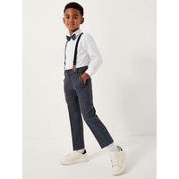 Monsoon Boys Arthur Smart Braces Trousers - Grey