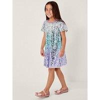 Monsoon Girls Mermaid Sequin Ombre Dress - Multi