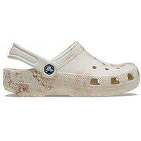 Crocs Classic Watercolor Marbled Clog K - Brown