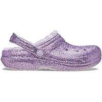 Crocs Classic Lined Chunky Glitter Cgt - Purple