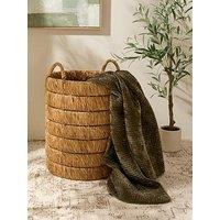 Michelle Keegan Home Mk Ribbed Woven Laundry Hamper