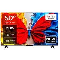 Tcl 50S5K-Uk, 50 " Full Hd Qled Tv With Hdr And Android Tv