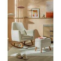 Tutti Bambini Oscar Luxe Rocking Chair & Footstool - Teddy Sage