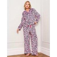 Jim Jam The Label Pink Animal Print Pyjamas - Pink Animal