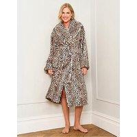 Jim Jam The Label Animal Print Dressing Gown - Multi