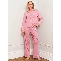 Jim Jam The Label Lilas Traditional Pyjama Set - Lilas