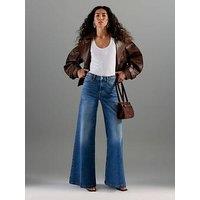 River Island Palazzo Oasis Jeans - Blue