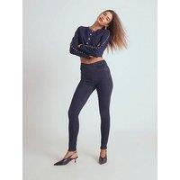River Island Pull On Skinny Sculpt Celeste Jeans - Blue
