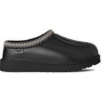 Ugg Tasman Leather Regen Slippers - Black