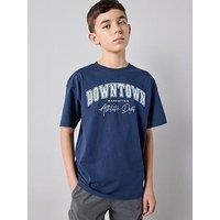 The Very Collection Boys Downtown T-Shirt - Navy