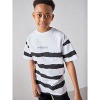 The Very Collection Boys Tie Dye Stripe T-Shirt - Multi