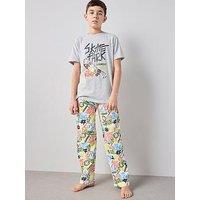 The Very Collection Boys Skate Park Pyjama Set - Multi