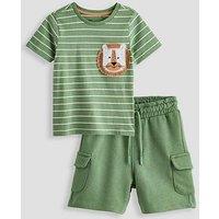 The Very Collection Boys Novelty Short Set - Green