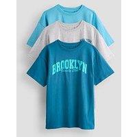 The Very Collection Boys 3 Pack Brooklyn T-Shirt