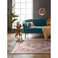 Esselle Kew Antique Printed Mauve Rug 120X170Cm