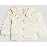 River Island Baby Girls Padded Quilt Jacket - Cream