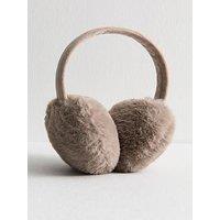 New Look Brown Faux Fur Ear Muffs