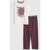 River Island Older Boys Japanese Waistband Pyjama T-Shirt Set - Red