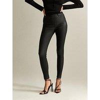 New Look Black Coated Jeggings