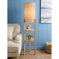 The Very Collection Wooden Shelf Floor Lamp