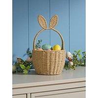 The Very Collection Natural Woven Rabbit Basket