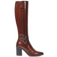 Jones Bootmaker Cagliari Small Calf Width Knee High Boot - Brown