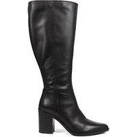 Jones Bootmaker Cagliari Large Calf Width Knee High Boot - Black