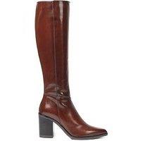 Jones Bootmaker Cagliari Large Calf Width Knee High Boot - Brown