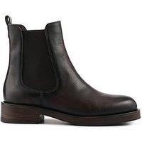 Jones Bootmaker Moxie Leather Chelsea Boot - Dark Brown
