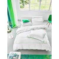 Designers Guild Astor 100% Cotton Quilt Set Emerald Green