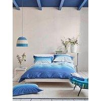 Designers Guild Savoie 100% Cotton Quilt Set Cobalt Blue