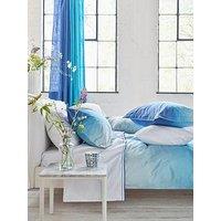 Designers Guild Astor 100% Cotton Flat Sheet Cobalt Blue