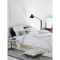 Designers Guild Astor 100% Cotton Flat Sheet Silver & Slate