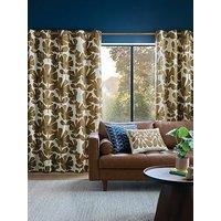 Orla Kiely Wildflower Lined Eyelet Curtains 100% Cotton
