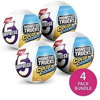 5 Surprise 4 Pack Bundle Zuru 5 Surprise Monster Truck Series
