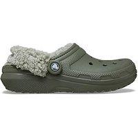 Crocs Classic Fleece Lined Clog -Dusty Olive