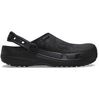 Crocs Classic Crafted Velvet Clog - Black