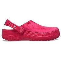 Crocs Classic Crafted Velvet Clog - Digital Raspberry Red