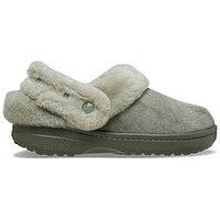 Crocs Classic Unfurgettable Sueded Clog - Galactic Grey