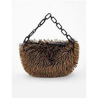 Allsaints Madea Chain Bead Bag - Gold